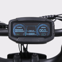 Maverick handlebar display and controls.