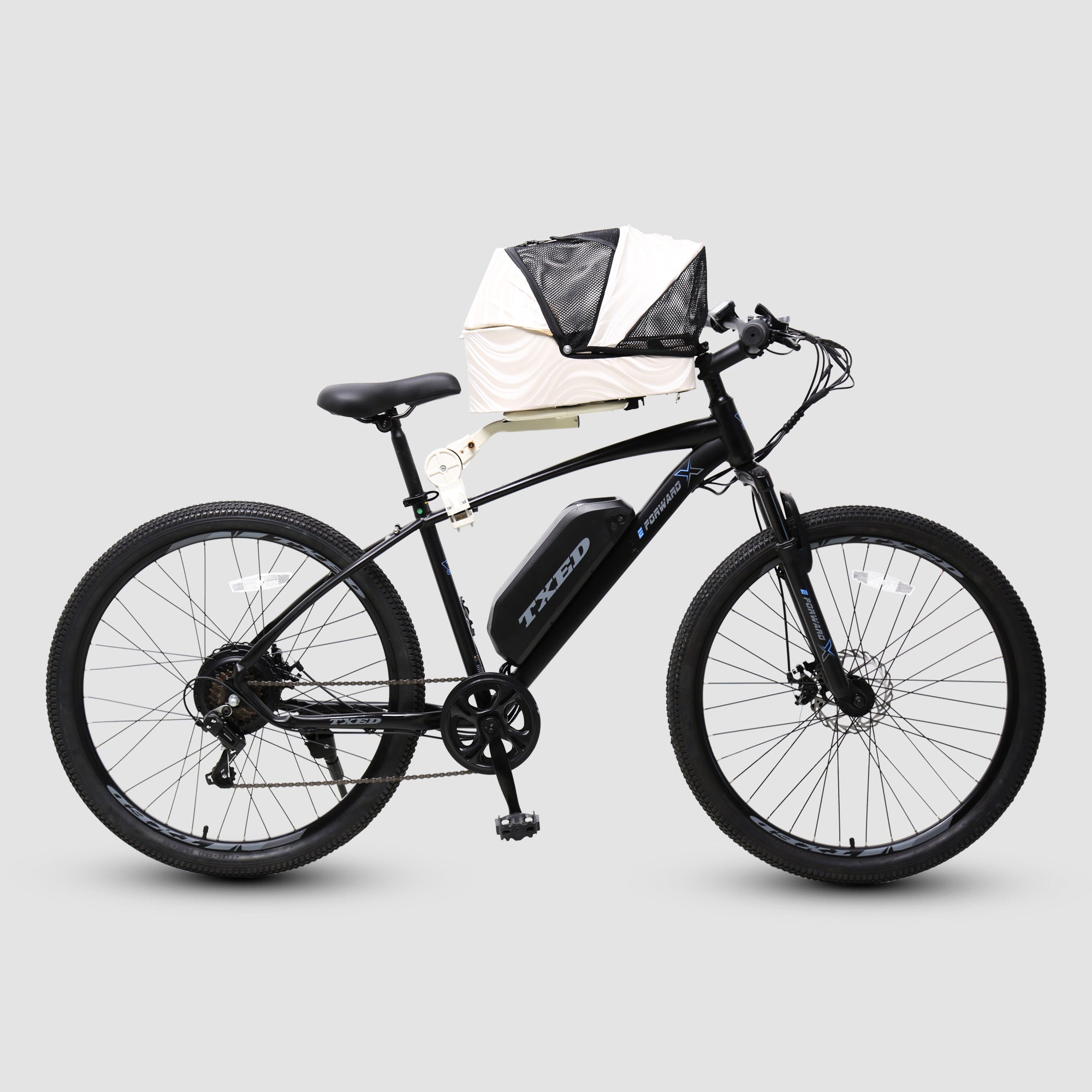 TXED electric bike pet carrier box for small dogs and cats