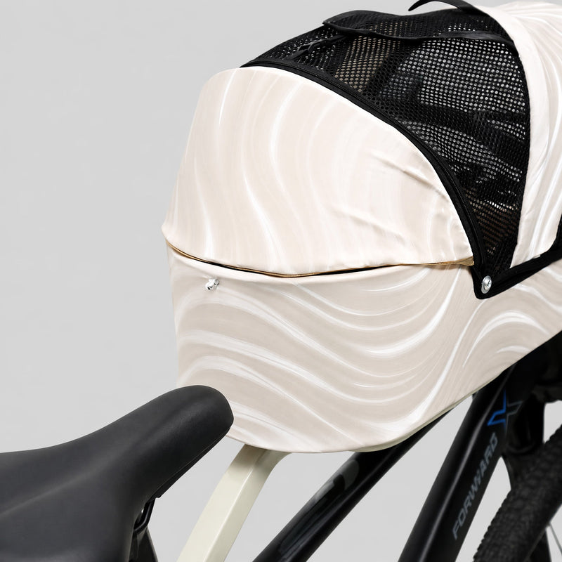 Electric Bike Pet Carrier Box | Rear Rack Dog Carrier for Small Dogs & Cats