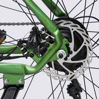 Green TXED Trail electric bike - disc brake