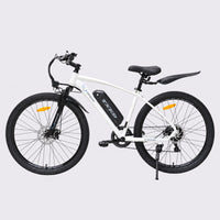 White TXED Trail electric bike - opposite side profile
